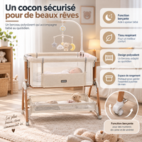 Lit cododo balancelle réglable de qualité supérieur
