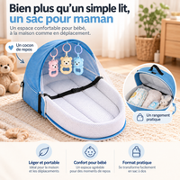Lit Bébe Pliable de Voyage 0–12 Mois Portable