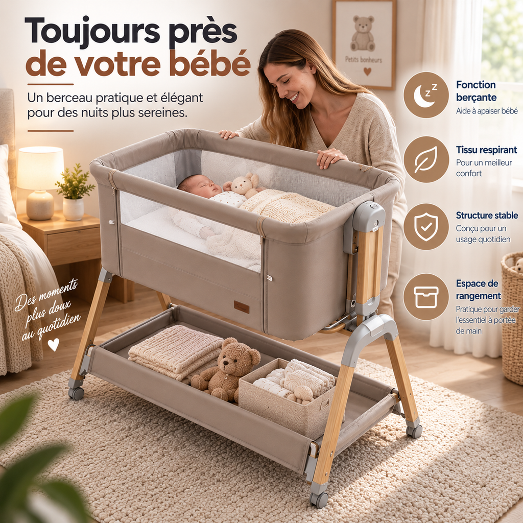 Lit cododo balancelle réglable de qualité supérieur