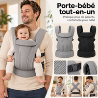 Porte Bébé ergonomique 360° respirant 0–36 mois de 20 kg