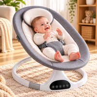 Balancelle Bébé Électrique Télécommande Moustiquaire 0–18 Mois