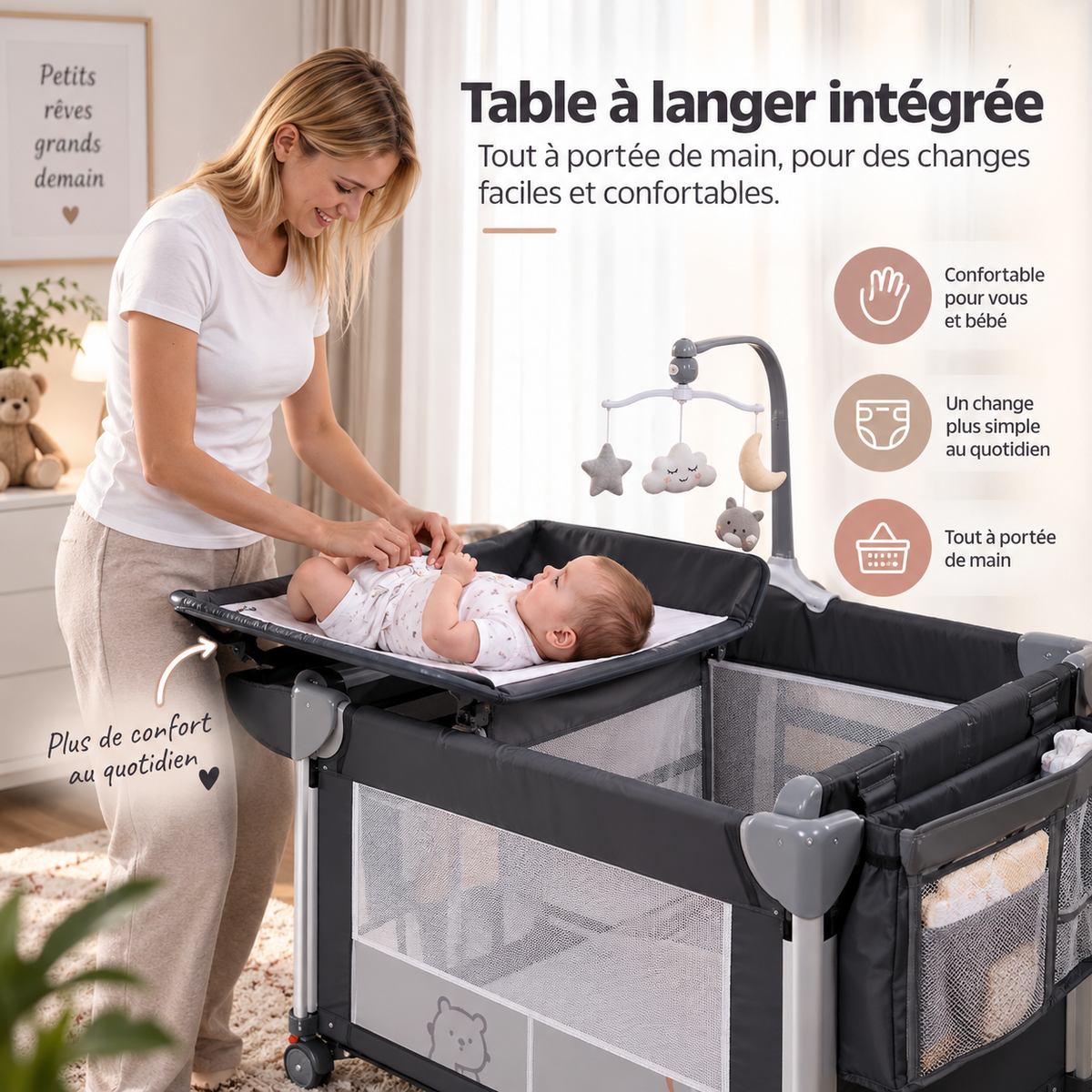Lit Bébe - Multifontionnel