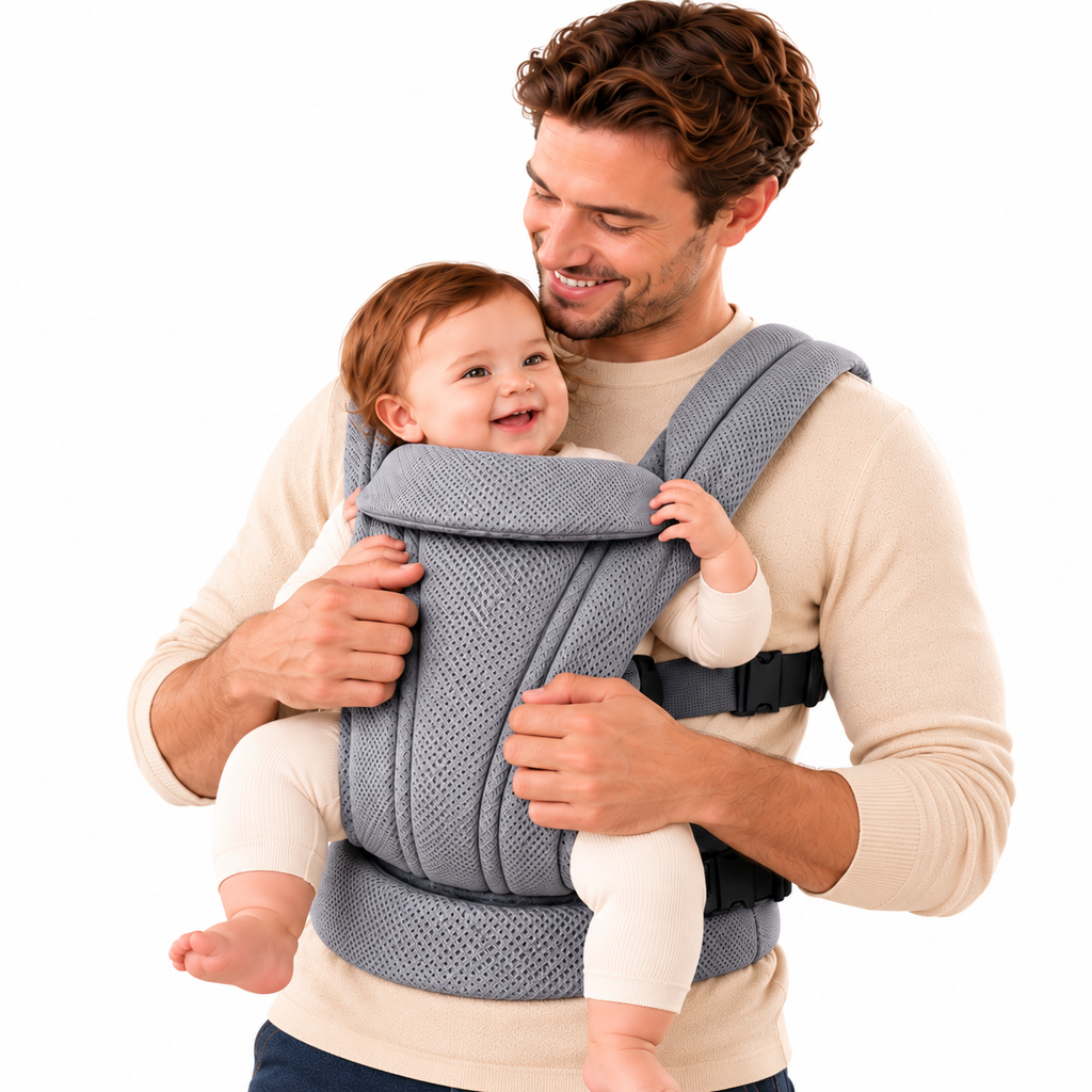 Porte Bébé ergonomique 360° respirant 0–36 mois de 20 kg