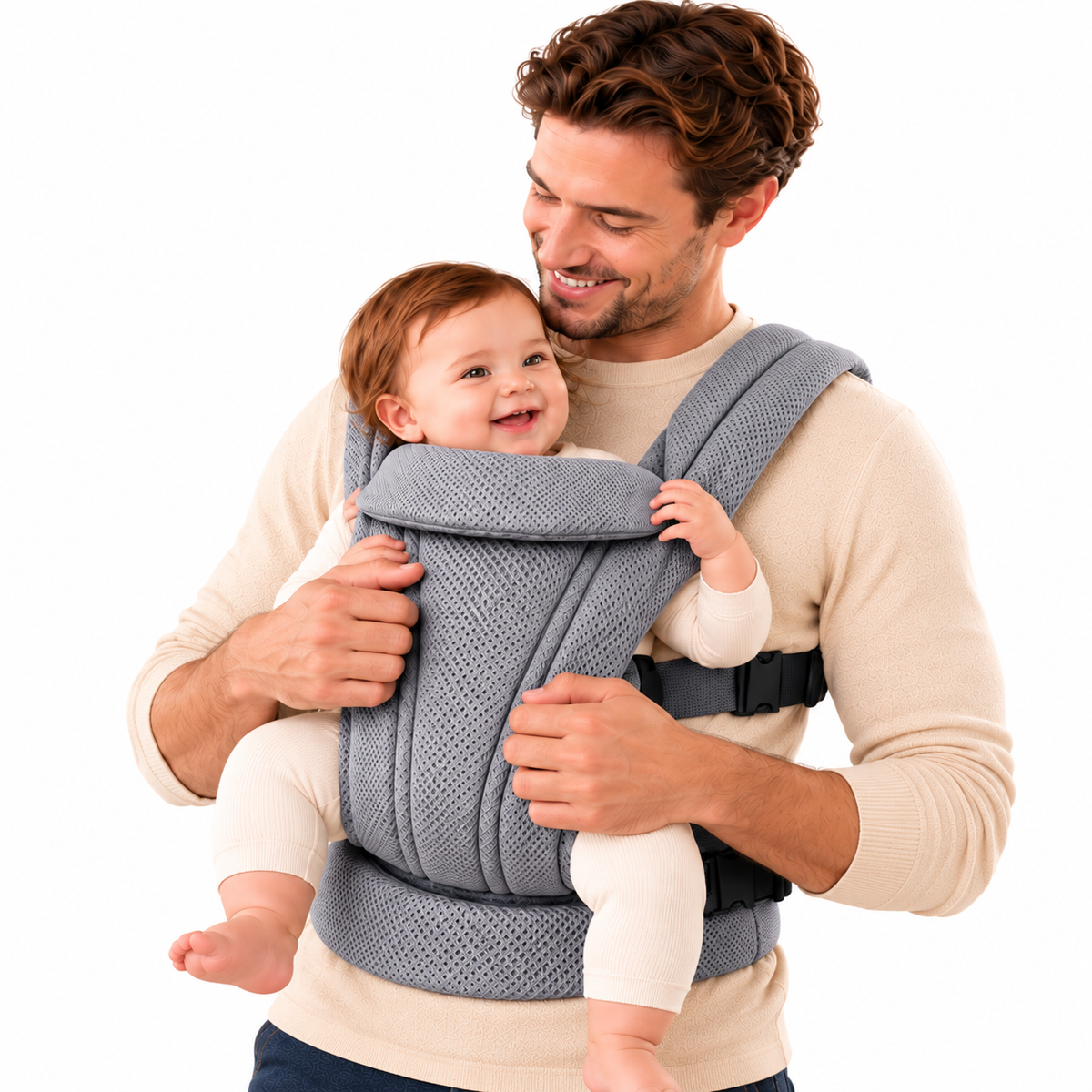 Porte Bébé ergonomique 360° respirant 0–36 mois de 20 kg